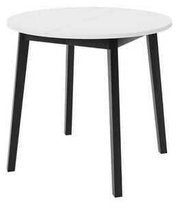 Malý kulatý jídelní stůl 90 cm DIAMENT 2 - bílý / černý