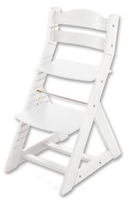 Hajdalánek Rostoucí židle MAJA - opěrka do kulata (bílá, bílá) MAJABILA