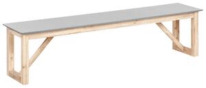 Zahradní lavice NOTTERI 180 cm Beton Šedá