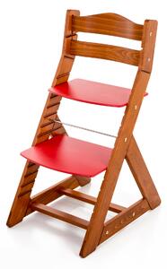 Hajdalánek Rostoucí židle MAJA - opěrka do kulata (třešeň, červená) MAJATRESENCERVENA