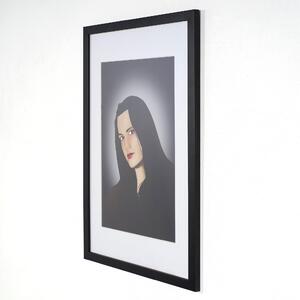 CORK - černý dřevěný rámeček na fotky: 30x45cm, zasklení: Sklo