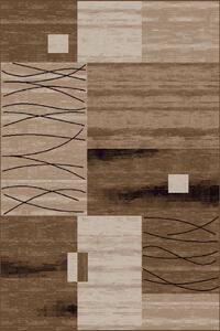 KARAT Kusový hnědý koberec Luna 1805-12 Rozměry: 80 x 150