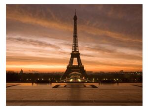 Fototapeta - Eiffelova věž při svítání 200x154