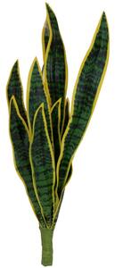 Umělá květina Tchýnin jazyk - Sansevieria (EVA), zelenožlutý, 60cm