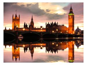 Fototapeta - Big Ben večer, Londýn 250x193 + zdarma lepidlo
