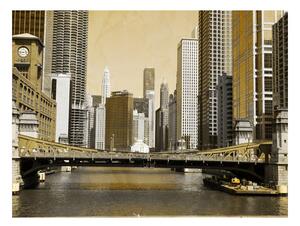 Fototapeta - Most v Chicagu - vintage 250x193 + zdarma lepidlo