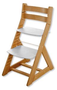 Hajdalánek Rostoucí židle ALMA - standard (dub světlý, světle šedá) ALMADUBSVESVESEDA