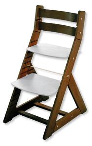 Hajdalánek Rostoucí židle ALMA - standard (ořech, světle šedá) ALMAORECHSVESEDA