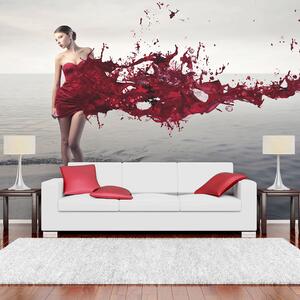 Fototapeta - Červená krása 200x154 + zdarma lepidlo