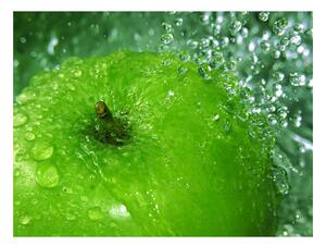Fototapeta - Zelené jablko 200x154
