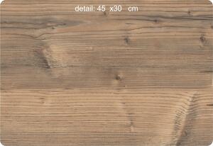 3D Hodiny 40x40cm "Římské číslice" provedení povrchu: dub B