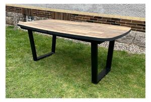 Rozkládací jídelní stůl MERY 190-250 CM dubová dýha Nábytek | Jídelní prostory | Jídelní stoly | Všechny jídelní stoly
