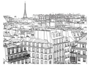Fototapeta - Pařížský skicák II 250x193 + zdarma lepidlo