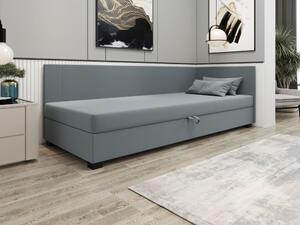 Čalouněná jednolůžková postel 80x195 ARIADNA PLUS 1 - modro šedá