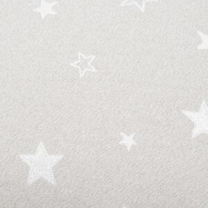Povlak SOFA LUREX hvězdy šedostříbrná 45 x 45 cm