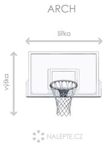 Basketbalový koš arch 45 x 38 cm