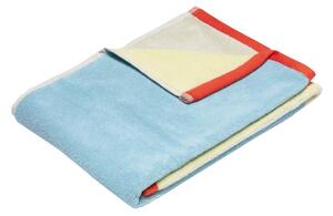 Bavlněný ručník Block Light blue/Multicolour 50 x 100 cm
