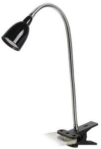 SOL WO33-BK LED stolní lampička 2,5W 3000K černá, clip - SOLIGHT