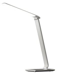 SOL WO37-W LED stolní lampička stmívatelná 9W volba teploty světla, USB, bílý lesk - SOLIGHT