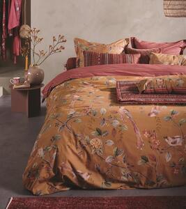 Pip Studio povlečení Good Nightingale 200x200+2x 70x90, okrové, perkálové povlečení