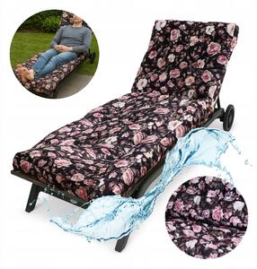 Polštář na zahradní lehátko Voděodolné PROŠÍVANÉ křeslo BLOMSTER +