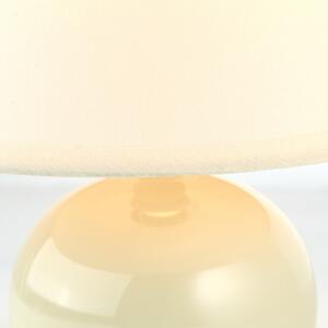 Brilliant61047/28 Keramická stolní lampa PRIMO béžová
