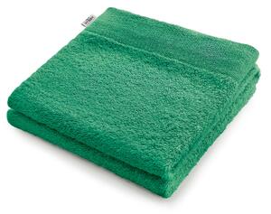 AmeliaHome - Sada bavlněných ručníků zelený hladké AMARI-50x100 cm