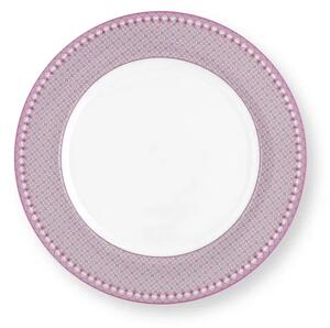 Pip Studio Lily & Lotus talíř Ø26,5cm, lila