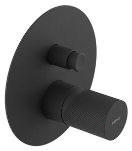 Sapho Sapho, ULTRATAP podomítková sprchová baterie, 2 výstup, černá mat, UT042TB