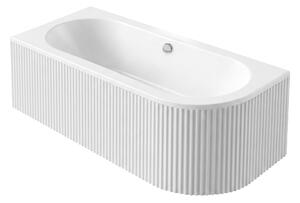 Rea Orion Stripe, Akrylová rohová vana, levá, 150cm, REA-W0071