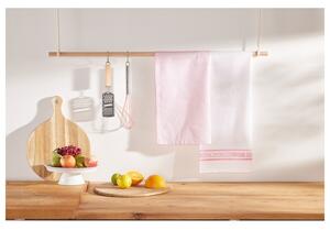 LIVARNO home Kuchyňské utěrky, 50 x 70 cm, 2 kusy (růžová) (100373546003)