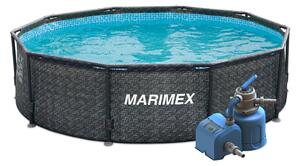 Marimex | Bazén Marimex Florida 3,05x0,91 m s pískovou filtrací - motiv RATAN | 19900117