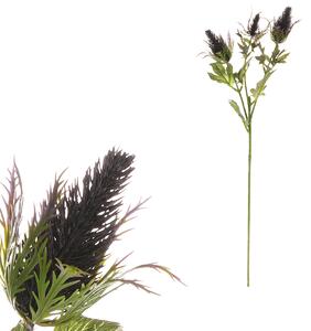 Umělá květina Eryngium fialová, 66 cm