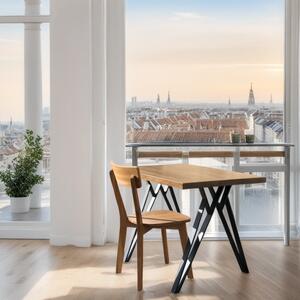 Stará Krása – Ruční výroba Industriální stoly s kovovým podnožím 76 x 160 x 80 cm