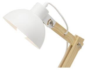 Brilliant 98979/05 Stolní lampa MODA bílá + dřevo