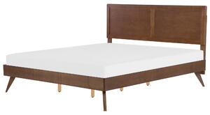 Postel ISTRES 180 x 200 cm Tmavý jasan