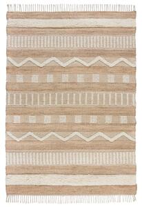 RUČNĚ TKANÝ KOBEREC, 170/120 cm krémová, přírodní barvy Flair Rugs - Online Only koberce & rohožky, Online Only