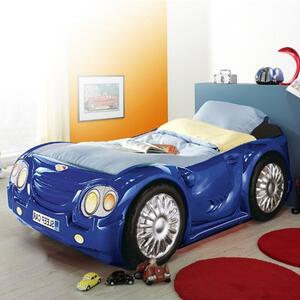 Dětská postel SLEEPCAR modrá 180x90cm