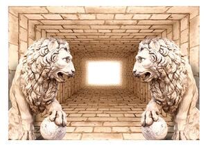 Samolepící fototapeta - Tajemství lvů 245x175