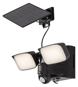 77091 Leszno venkovní svítidlo solární LED 10W, 800lm, 4000K, IP54, senzor, černá