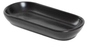 Talíř FAMELIO oválný, černý 16 cm 725470