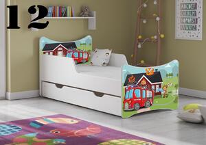 Plastiko Dětská postel se šuplíky HASIČI - 12 - 180x90