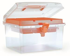 Prosperplast Sada organizérů 2v1 GEORG 24,5 x 21,4 x 15,8 cm oranžová