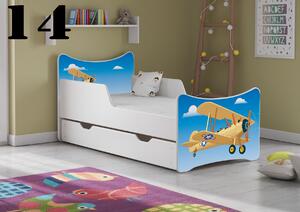 Plastiko Dětská postel se šuplíky Letadlo - 14 - 180x90