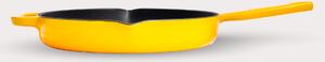 Fabini Smaltovaná litinová pánev Ø 26 cm bez poklice, žlutá - rozbaleno