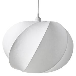 Závěsná lampa MAQUINE Umělé hedvábí Bílá