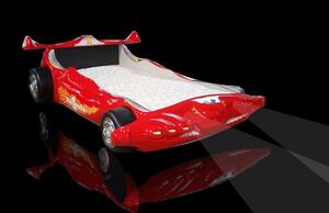 Dětská postel Formule 1 - červená 200x90cm