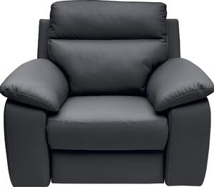 KŘESLO UŠÁK, kůže, tmavě modrá Celina Home - Kožené sedačky