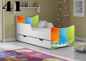 Plastiko Dětská postel se šuplíky Duha - 41 - 180x90