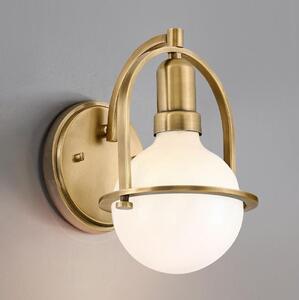 Quintiesse QN-SOMERSET1-HB - Nástěnná lampa SOMERSET 1xE27/60W/230V zlatá